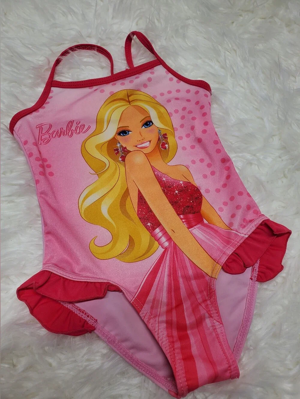 2000s y2k barbie 2011 girls bathing suit one piece vintage rare cute